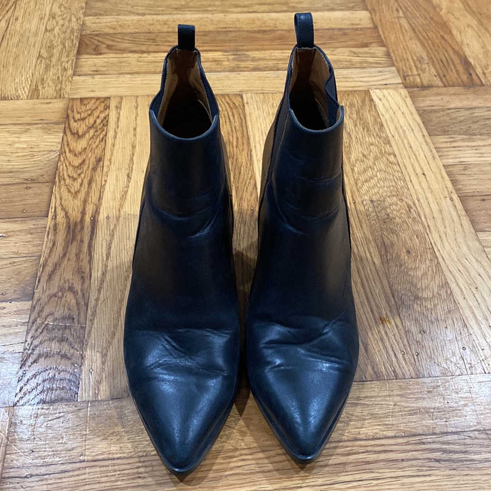 & Other Stories Stacked Heel Ankle Boots - Picture 2 of 10